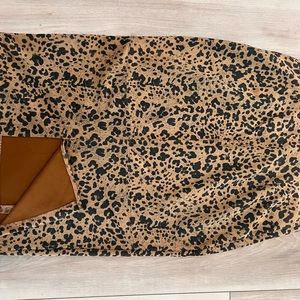 Marc New York leopard brown skirt (L)